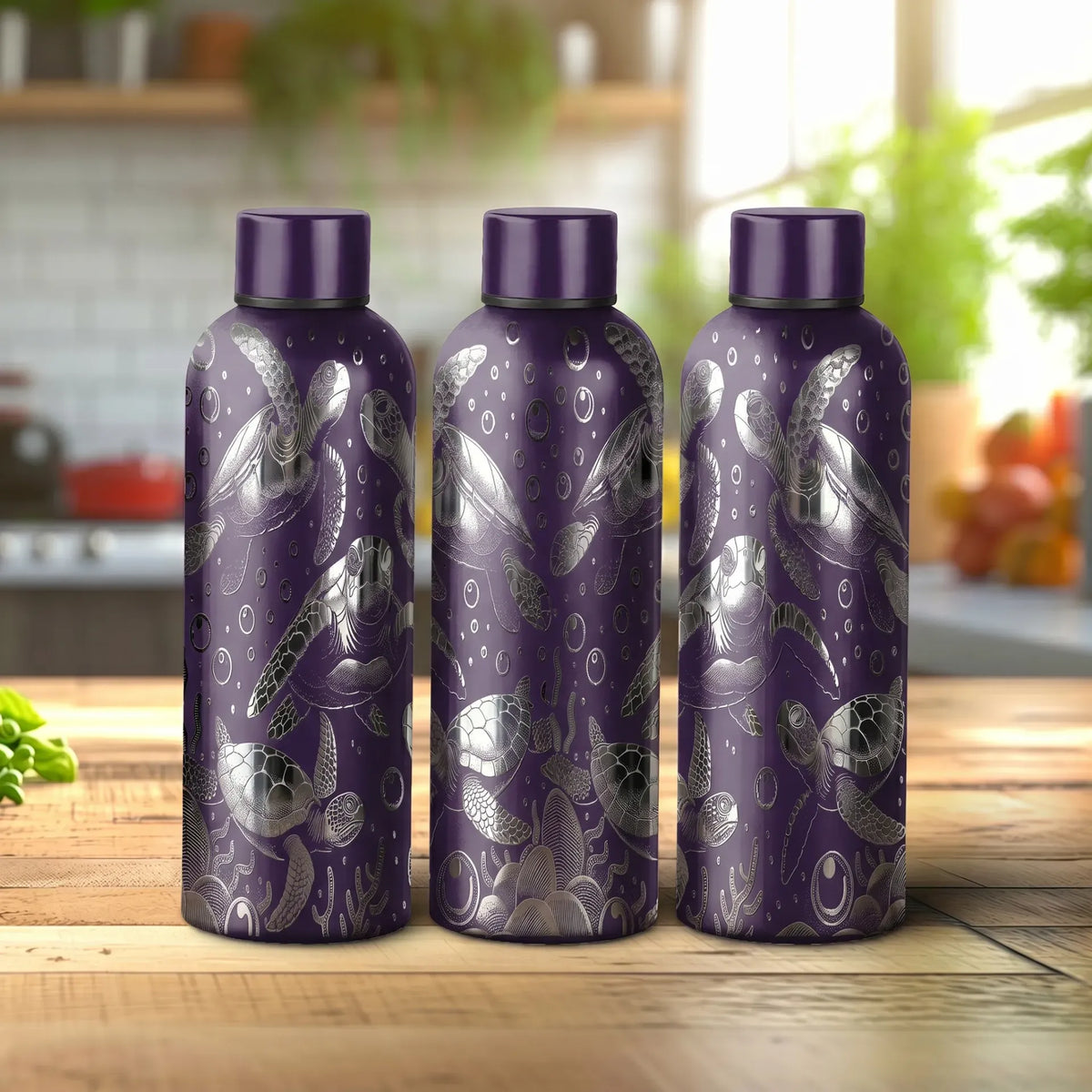 Vaso Botella Tortuga