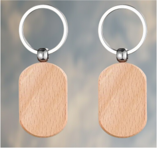 Custom  Laser-Engraved Keychains